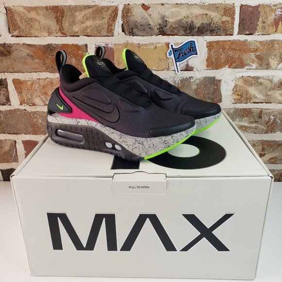 Nike Adapt Auto Max Fireberry Volt Auto Lace Men Size 4/ Wmns 5.5 New CZ6804 -001